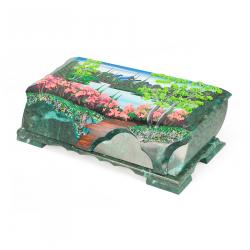 Шкатулка с расписной крышкой &quot;Лето&quot; П5 30х13х8,5 см — 