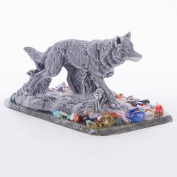 Сувенир &quot;Волк бежит&quot; из мрамолита — 