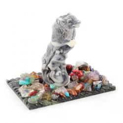 Сувенир &quot;Сказочный волк&quot; из мрамолита — 