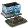 Шкатулка с рисунком из каменной крошки "Зима" 10,5х7х10 см фото 2 — 