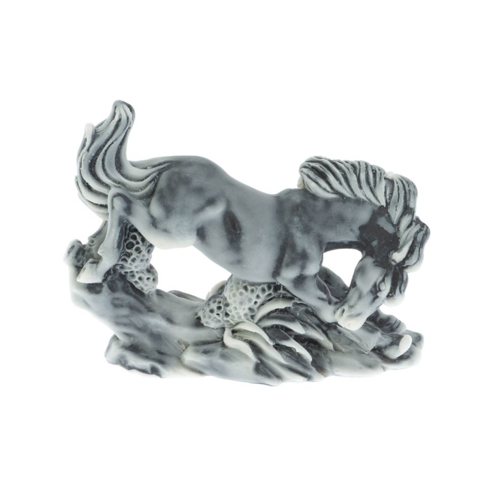 Сувенир из мрамолита "Кланяющаяся лошадка" фото 1 — 