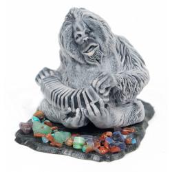 Сувенир &quot;Обезьяна с гармошкой&quot; из мрамолита — 