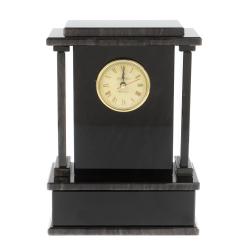 Настольные часы из черного обсидиана — 