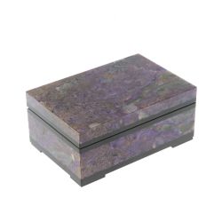 Шкатулка из чароита 11х7,5х5 см — 