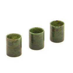 Стопки подарочные из нефрита 50 мл 4х5 см 3 шт — 