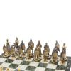 Шахматы "Богатыри" 40х40 см из мрамора и змеевика фото 3 — 