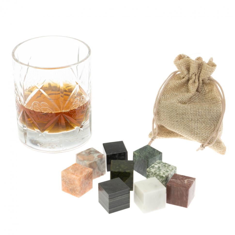 Набор камней микс для охлаждения виски 9 кубиков фото 1 — 