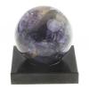 Шар из фиолетового флюорита 5 см на подставке фото 1 — 