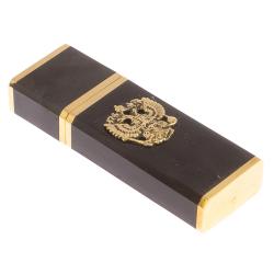 Флешка из черного обсидиана &quot;Герб РФ&quot; на 16 гб — 