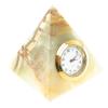 Часы "Пирамида" камень оникс 5х5х5,4 см (2) фото 1 — 