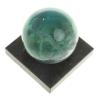 Шар из зеленого флюорита 5 см на подставке фото 2 — 