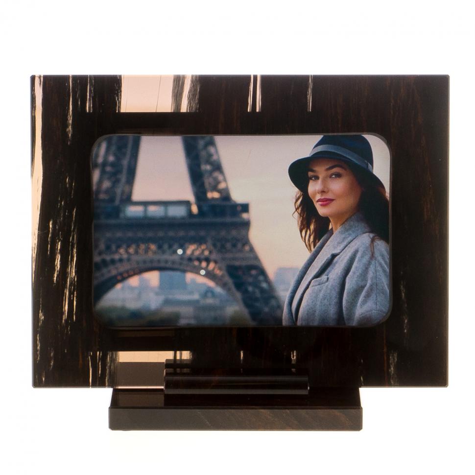 Рамка для фото 10х15 см черного из обсидиана фото 1 — 