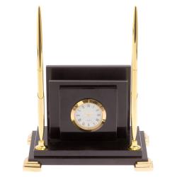 Визитница из долерита с часами &quot;Визир&quot; — 