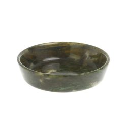 Тарелка орешница из нефрита 10х10х2,5 см — 