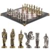 Шахматы подарочные "Александр Македонский" доска 36х36 см лемезит мрамор фото 1 — 