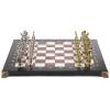 Шахматы подарочные "Александр Македонский" доска 36х36 см лемезит мрамор фото 2 — 