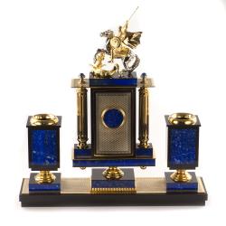 Письменный набор &quot;Сенатор&quot; камень лазурит 9 предметов — 