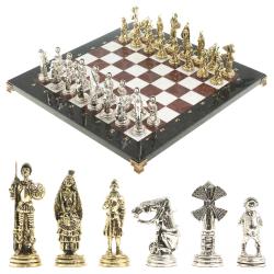 Шахматы &quot;Дон Кихот&quot; доска 40х40 см мрамор лемезит — 