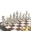 Шахматы "Дон Кихот" доска 40х40 см мрамор лемезит фото 3 — 