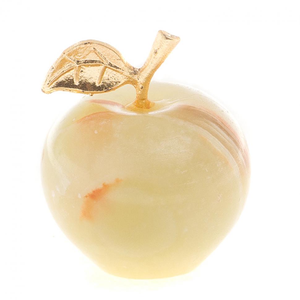 Сувенир "Яблоко" из зеленого оникса 4х4,5 см (1,5) фото 1 — 
