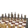 Шахматы из бронзы "Камелот" мрамор лемезит 40х40 см фото 3 — 