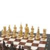 Шахматы из бронзы "Камелот" мрамор лемезит 40х40 см фото 4 — 
