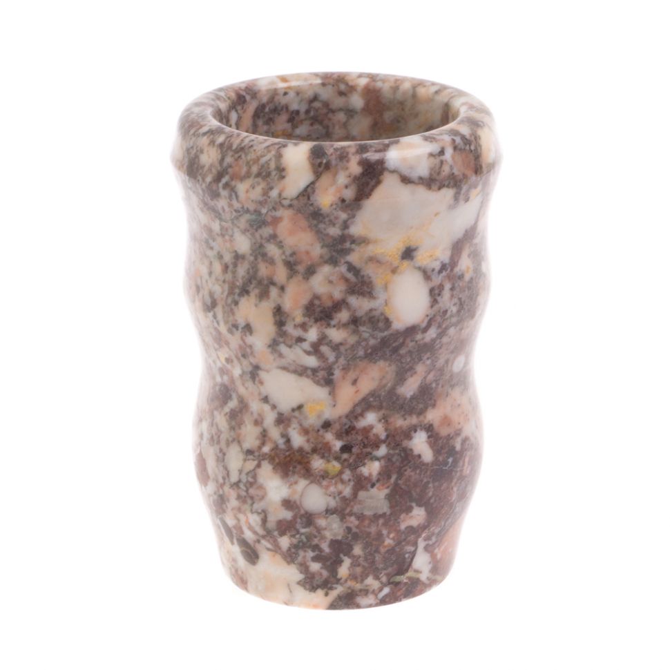 Карандашница круглая из креноида 7х7х11 см фото 1 — 