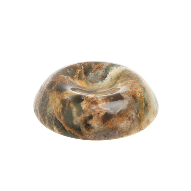 Подставка под шар из офиокальцита 5х5х1,5см фото 1 — 