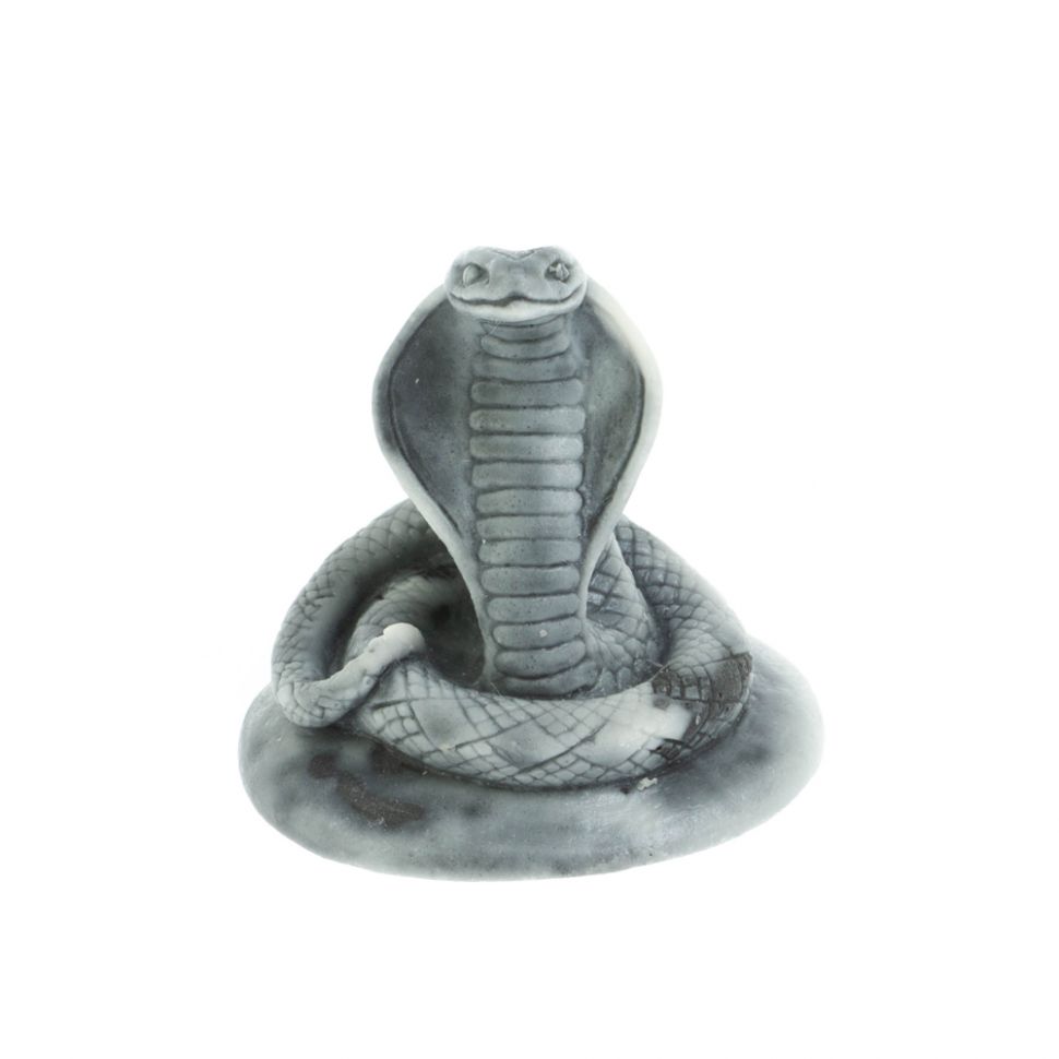 Статуэтка "Кобра малая" из мраморной крошки фото 1 — 