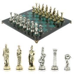 Шахматы &quot;Атлас&quot; доска 44х44 см из змеевика — 