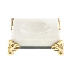 Подставка под шар из мрамора и гранита на ножках 7,5х7,5 см — 