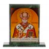 Икона настольная "Св.Николай Чудотворец" из змеевика 15х5х15,5 см фото 2 — 