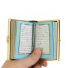 Коран на арабском языке карманный Златоуст зеленая эмаль фото 8 — 