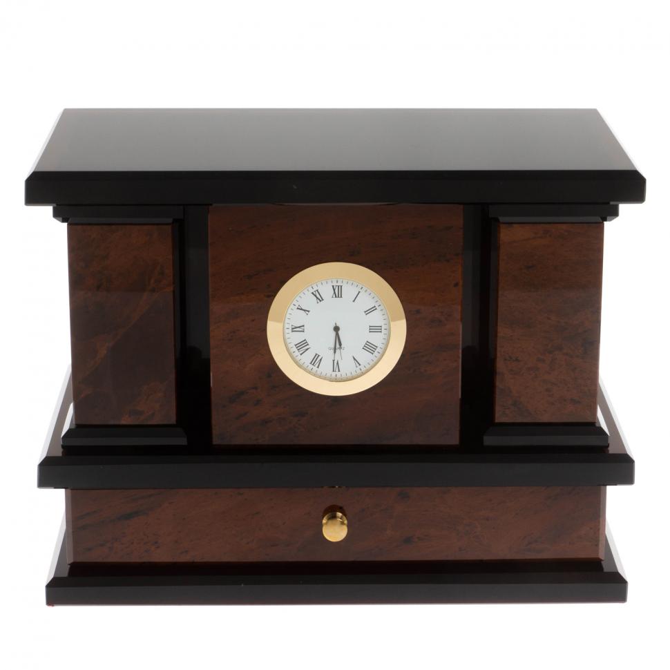 Часы из обсидиана фото 1 — 