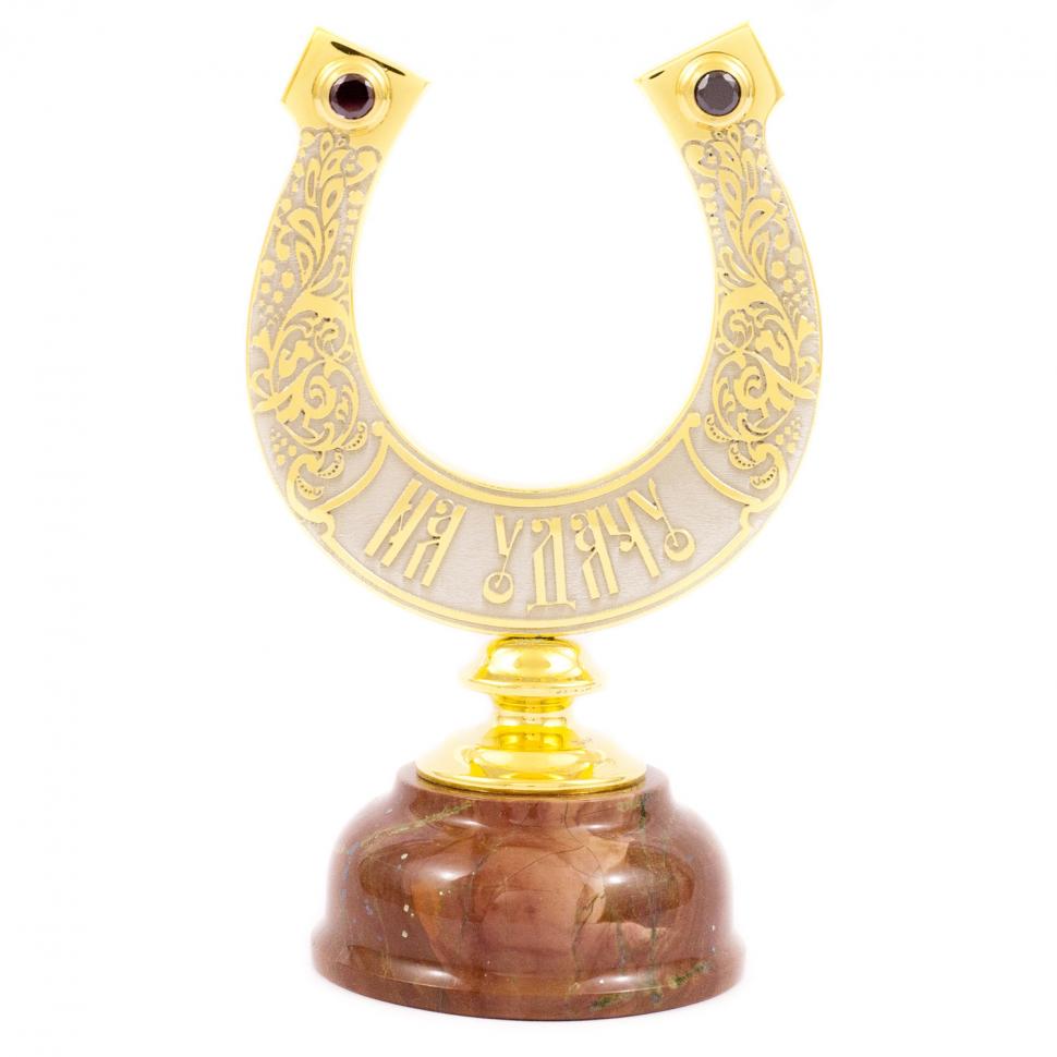 Подкова из яшмы "На удачу" малая фото 1 — 