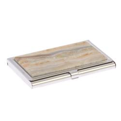 Карманная визитница из камня шайтанский переливт — 