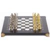 Шахматы "Лучники" доска 28х28 см мрамор фото 2 — 