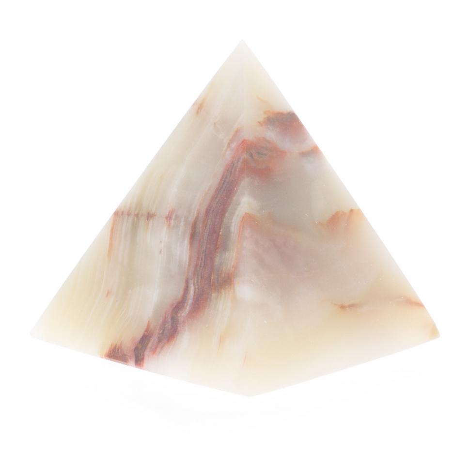 Пирамида из камня оникс 10х10х11,3 см (4) фото 1 — 