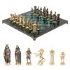 Шахматы "Викинги из змеевика и бронзы фото 1 — 