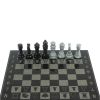 Шахматы "Турнирные" доска 33х33 см мрамор гранит фото 5 — 