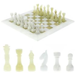 Шахматы &quot;Игрок&quot; доска 38х38 см оникс мрамор — 