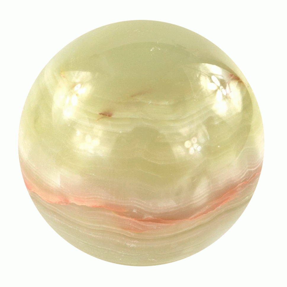 Шар камень оникс 10 см (4) фото 1 — 