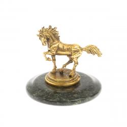 Статуэтка &quot;Лошадка&quot; змеевик (металл) символ 2026 года — 