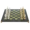 Шахматы "Дон Кихот" доска 40х40 см камень змеевик фото 2 — 