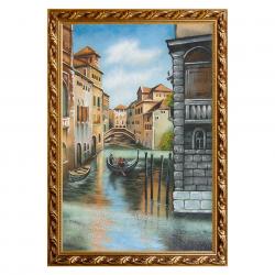 Картина &quot;Венеция&quot; багет 46х66 см, каменная крошка — 