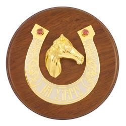 Панно на тарелке &quot;Подкова на удачу&quot; 16 см — 