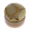 Шкатулка из оникса "Круглая" 6х4,5 см (2,5) фото 2 — 