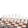 Шахматы "Стаунтон" из мрамолита 44х44 см лемезит / мрамор фото 4 — 