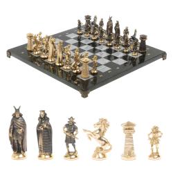 Шахматы из бронзы и мрамора &quot;Викинги&quot; — 