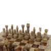 Каменные шахматы "Дебют" 38х38 см оникс ракушечник фото 4 — 